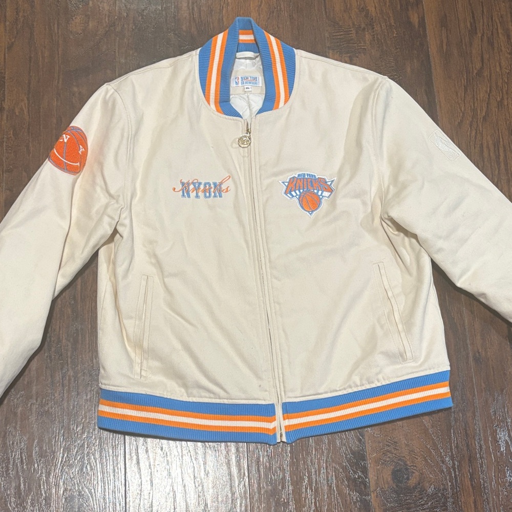 NYON x NY KNICKS Varsity Bomber Jacket- Unisex Beautiful Piece